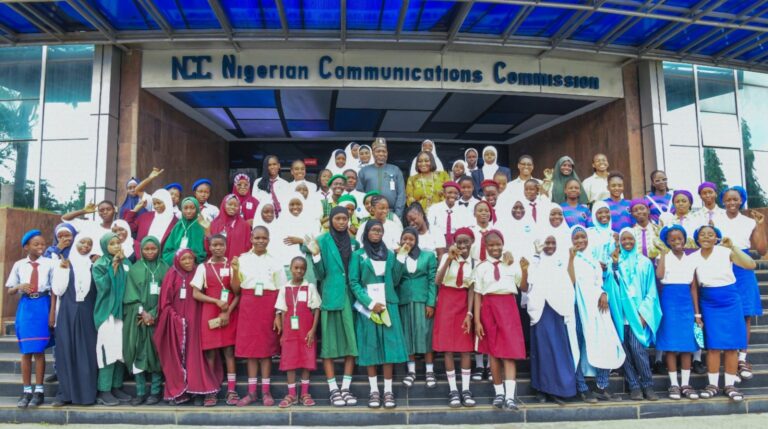 NCC hails ministerial ICT drive as 185 girls tour communications museum in Abuja
